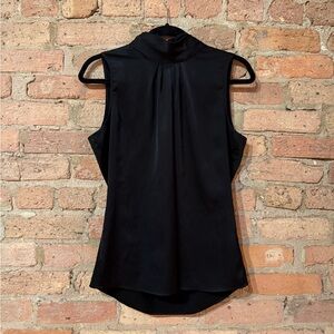 New York & Company Black Sleeveless Blouse